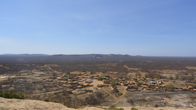 Vista do alto da pedra do São Vitor (Nívia Dias/Univasf)
